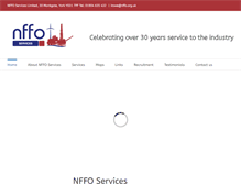 Tablet Screenshot of nffoservices.com